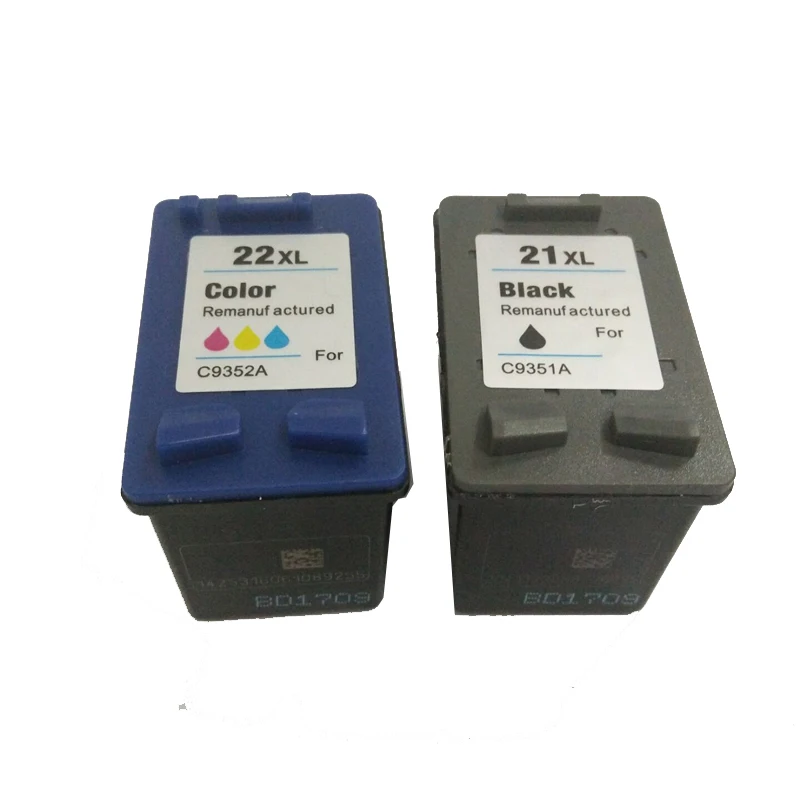 Einkshop-cartuchos de tinta refabricados para hp Deskjet F2280, F2180, F4180,  F300, F380, F2100, F2200, 21 y 22 xl - AliExpress