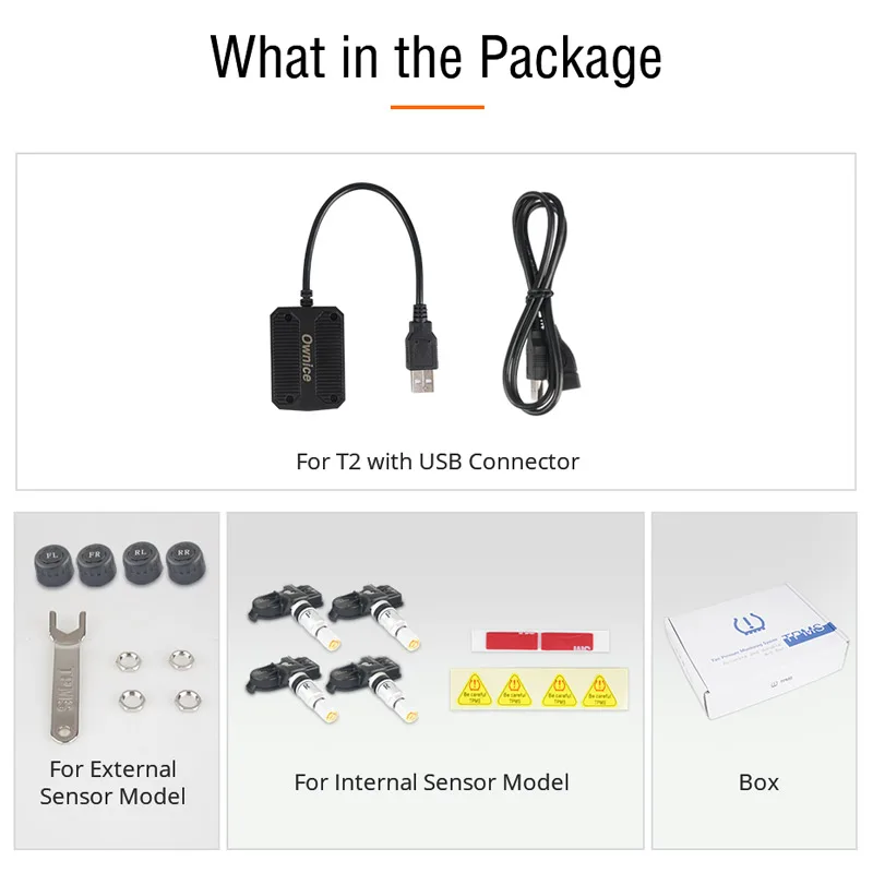 Ownice Android 8,1 USB TPMS сигнализация для контроля давления в шинах с 4 внешними/внутренними датчиками для автомобилей Радио транспортных средств
