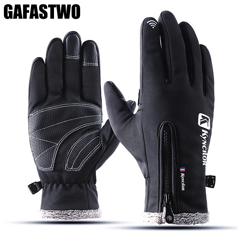 

Winter Thick Warm Waterproof Touch Screen Men Ski Gloves Women Windproof Fashion Plus Velvet Outdoor Sports Riding Lady Gloves