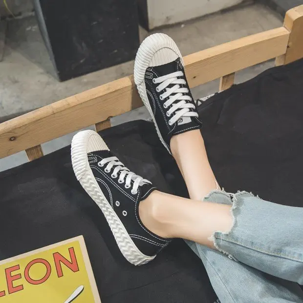 

Caramel Biscuit Shoes Women's Korean-style Thick Bottomed 2019 New Style Summer Versatile Comfortable Cloth Shoes Online Celebri