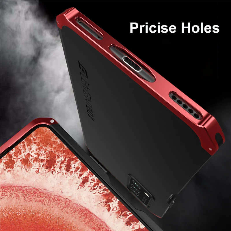 Чехол для Honor V30, чехол для huawei Honor V30 Pro, ударопрочный металлический+ поликарбонатный защитный чехол V30, Жесткий Чехол для huawei V30 Pro, Fundas Carcasa