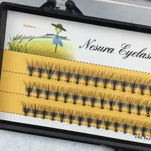 Natural 10D Eyelashes Black Volume Effect Faux Bunche Eyelash Extension False Lashes Makeup Cilias Wholesale Items for Business