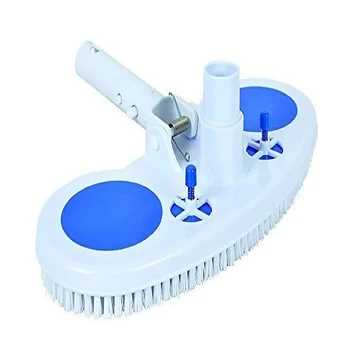 

Portable13in Pool Vacuum Head with 2 Air-Relief Valves Mini Swimming Pool Suction Vacuum Head Brush Pool Cleaning Tools