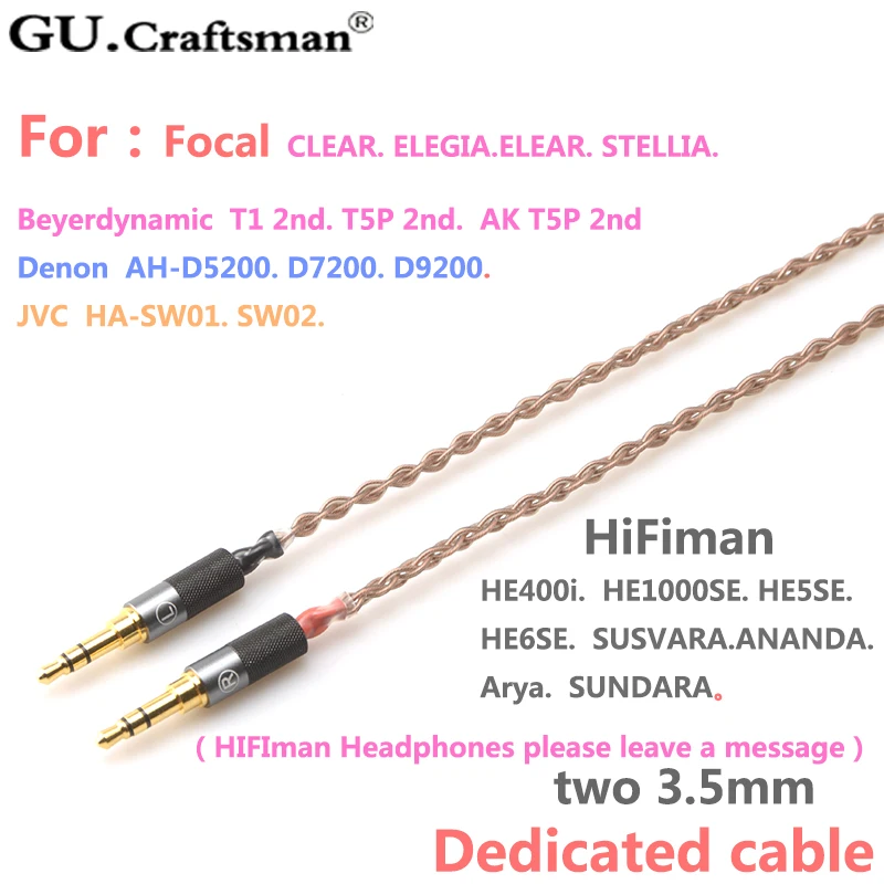 GUcraftsman 6N OCC copper SW01 elear AT-D7200