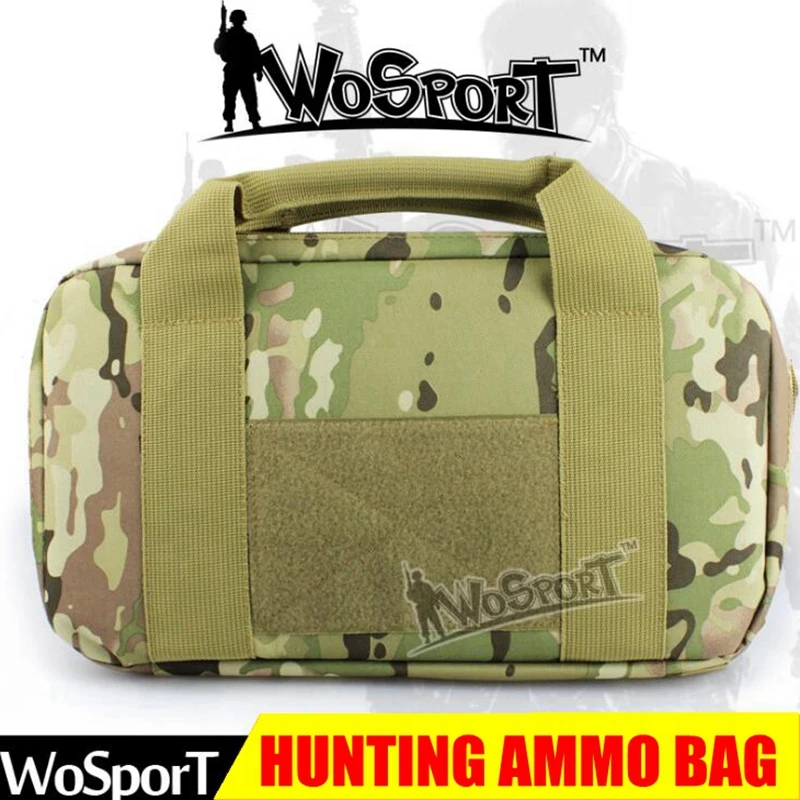 

Tactical Hunting Portable Bag Military Pistol Handle Case Durable Handgun Pistol Carry Bag Protection Magazine Holder Pouch