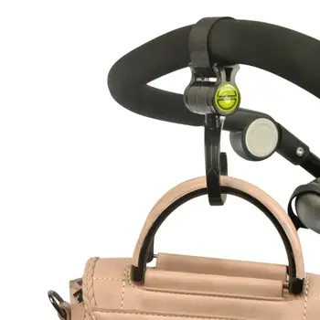 

2 Pcs Stroller Hook Baby Cart Accessories 360 Degree Non-slip Big Umbrella Carriage Velcro Hooks E65D