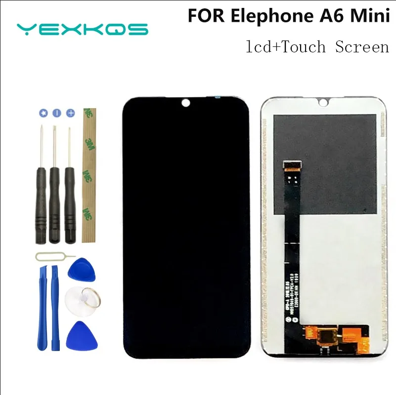 Дисплей с тачскрином 100% '&#x272310x108 0 ЖК-дисплей в сборе для Elephone A6 Mini Android 5 71