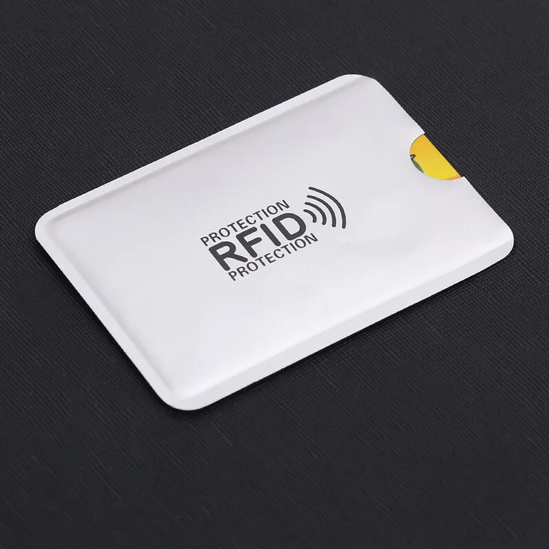 10 шт. алюминиевая RFID визитница блокирующий банк анти вор Кошелек защитный чехол кредитные карты Чехол безопасный ридер Интеллектуальный щит