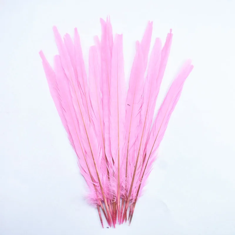 Pink 2 10 шт./партия, женские перья из хвоста фазана 25-30 см/10-1" натуральные перья фазана для рукоделия, свадебные украшения - Цвет: Pink 2