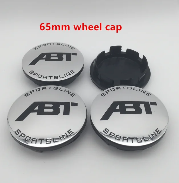 4 stücke ABT Nabendeckel 56mm 60mm 65mm 68mm Auto Rad Kappe
