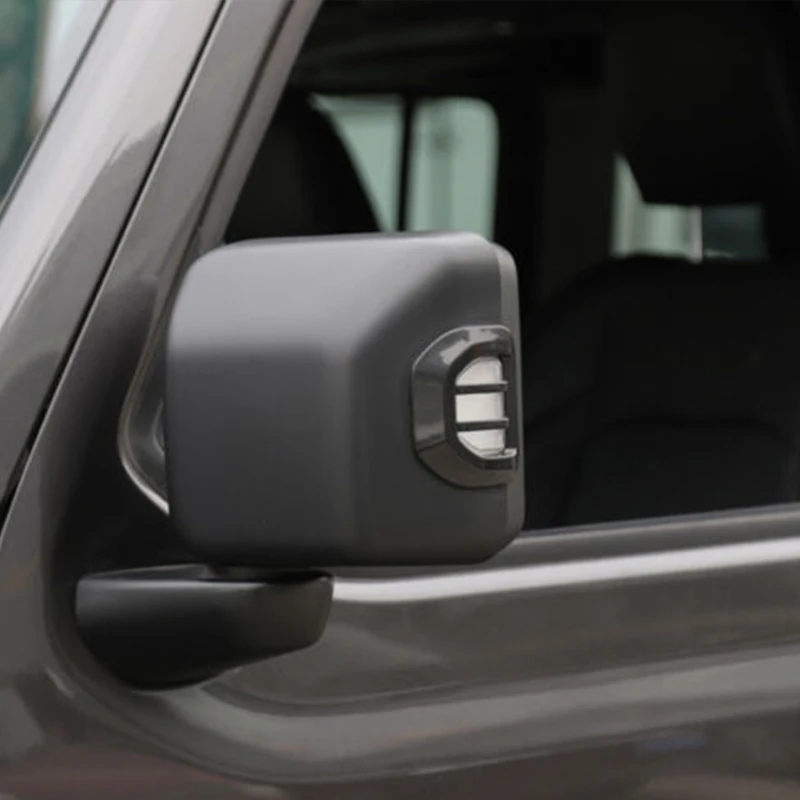 Для Jeep Wrangler JL+ светильник Guard Чехлы для 7 дюймов Передние фары крышка передний указатель поворота боковое зеркало светильник отделка