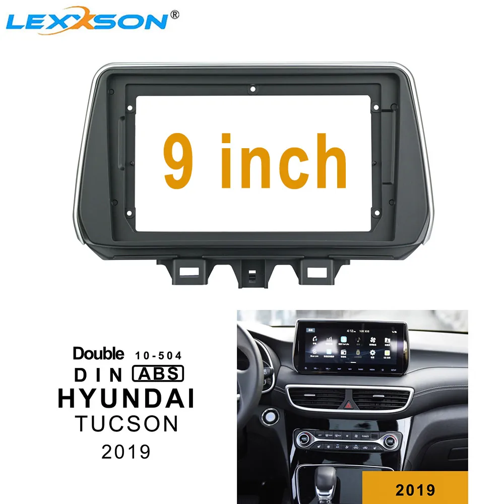 9 дюймов Автомобильная панель для HYUNDAI Tucson двойной Din приборная панель установка фасции панель автомобиля dvd рамка dash монтажные комплекты