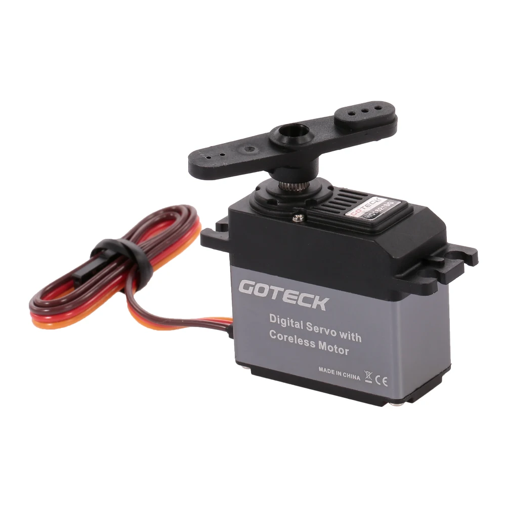 

RC Parts GOTECK HC1621SG Metal Gear High Torque Digital Servo with Coreless Motor Waterproof for RC Car Helicopter Boat Robot