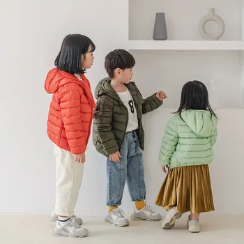 

Children Down Coat Light Jacket For Girls Boys Parka Kids Hoody Baby 90% Duck Down Coats Toddler Outerwear Baby Windbreaker