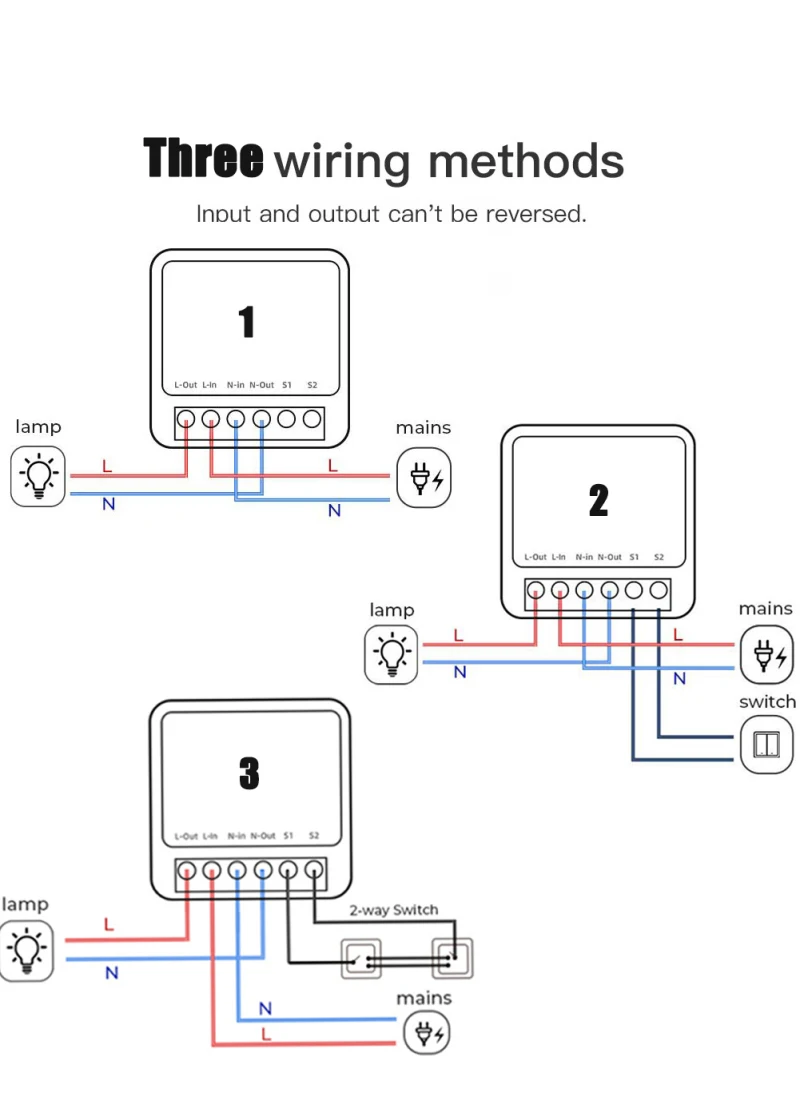 Aubess-Interruptor Inteligente Controle Remoto, Temporizador de Voz,