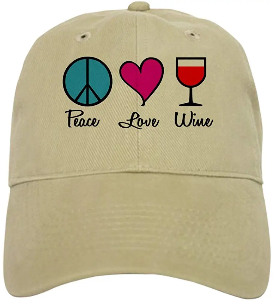 Винная бейсболка Peace Love