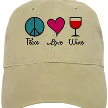 Винная бейсболка Peace Love