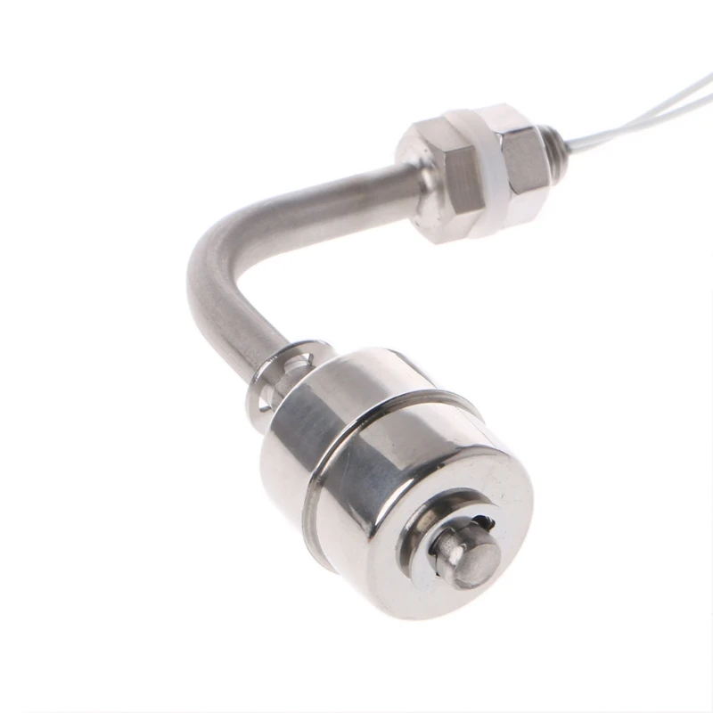 

Stainless Steel Float Switch Right Angle Vertical Head Liquid Water Tank Level Sensor