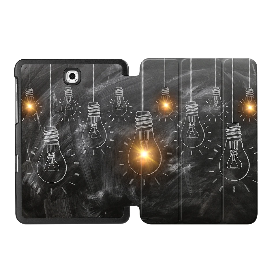 MTT чехол для samsung Galaxy Tab S2 8," SM-T710 T715 T713 T719 Funda тонкий откидной Чехол из искусственной кожи с подставкой умный чехол для планшета - Цвет: SS04