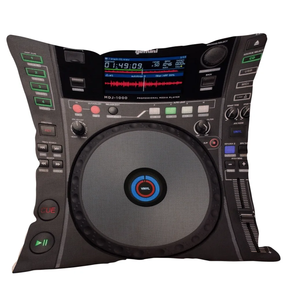 L5 DJ MUSIC Throw 18 Inches Pillow Cover Car Seat Cushion Sofa Pillow pillowcase home almofadas para sofa throw pillows cover