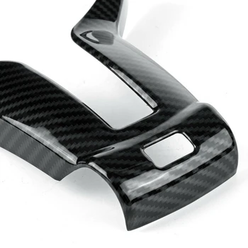 

ABS Steering Wheel Trim Carbon Cover For BMW F22 F30 F32 F10 F15X5 F16X6 Black Glossy 3pcs Set