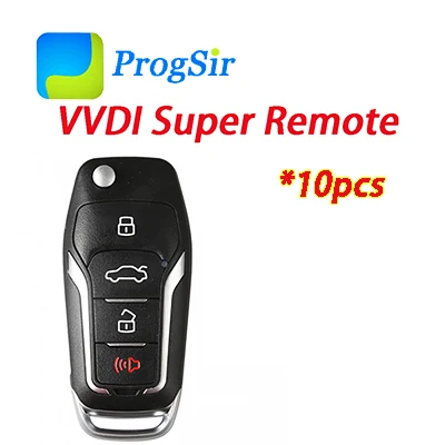 Супер дистанционный ключ Xhorse VVDI для Ford style control с электронным чипом Super XT27 внутри может использоваться как супер чип ID XEFO01 - Цвет: 10pieces