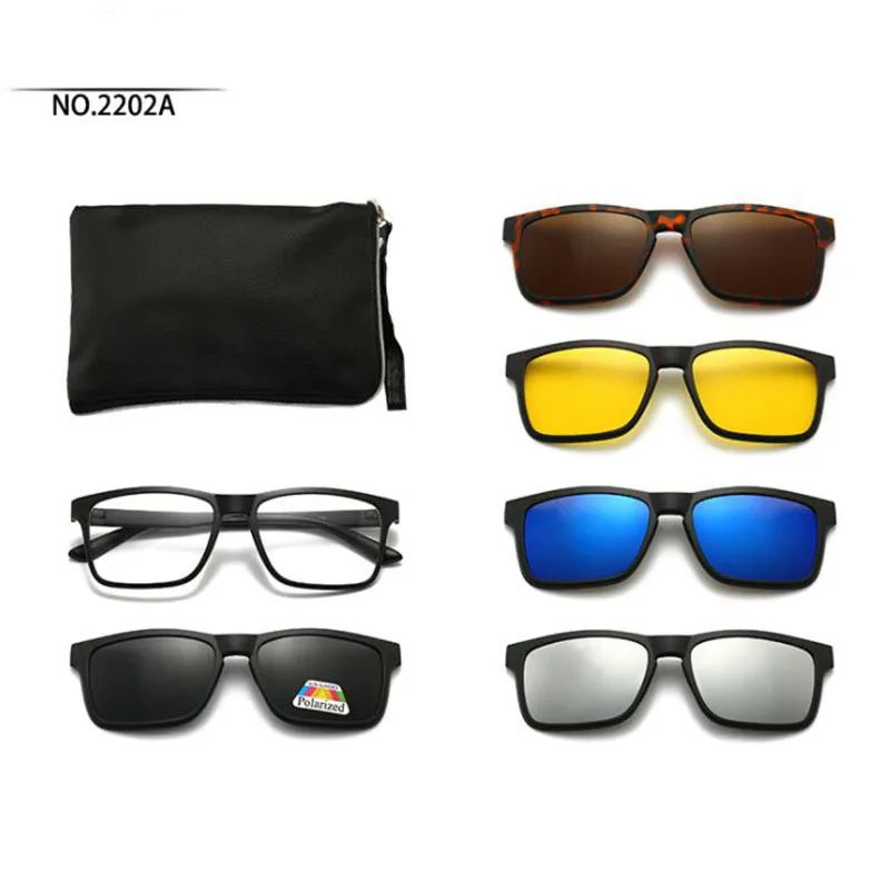 oversized sunglasses 2202 Magnet Clip Square Myopia Glasses 0 -0.5 -1.0 -2.0 To -6.0 , Hyperopia Sunglasses +0.5 +1.0 +2.0 To +6 guess sunglasses Sunglasses