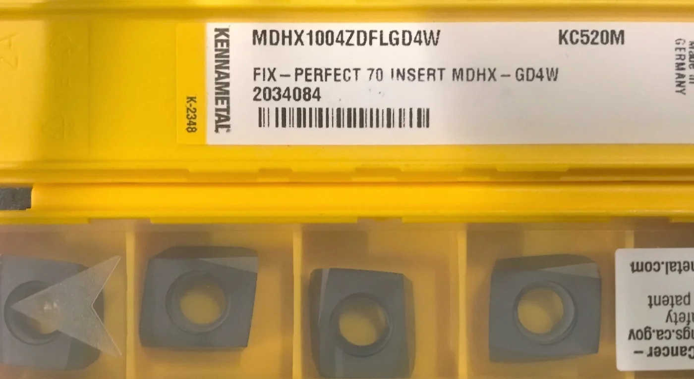 10 шт. KENNAMETAL MDHX1004ZDFLGD4W KC520M