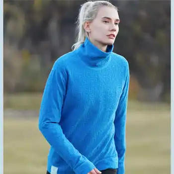 

Zenph Aummter Winter Sweater Turtleneck Soft Warm Long-sleeved High-necked T-Shirt Unisex Double-sided Sports Sweater