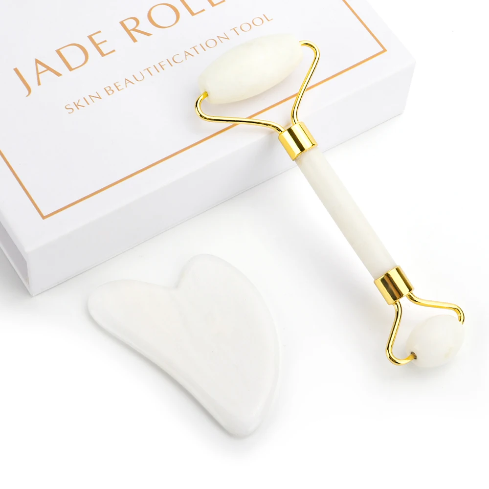 

Jade Face Roller Facial Massager Health And Beauty Skin Care Tools A Tool For Dip Clip To A Plate Jade Roller Wrinkle Tools