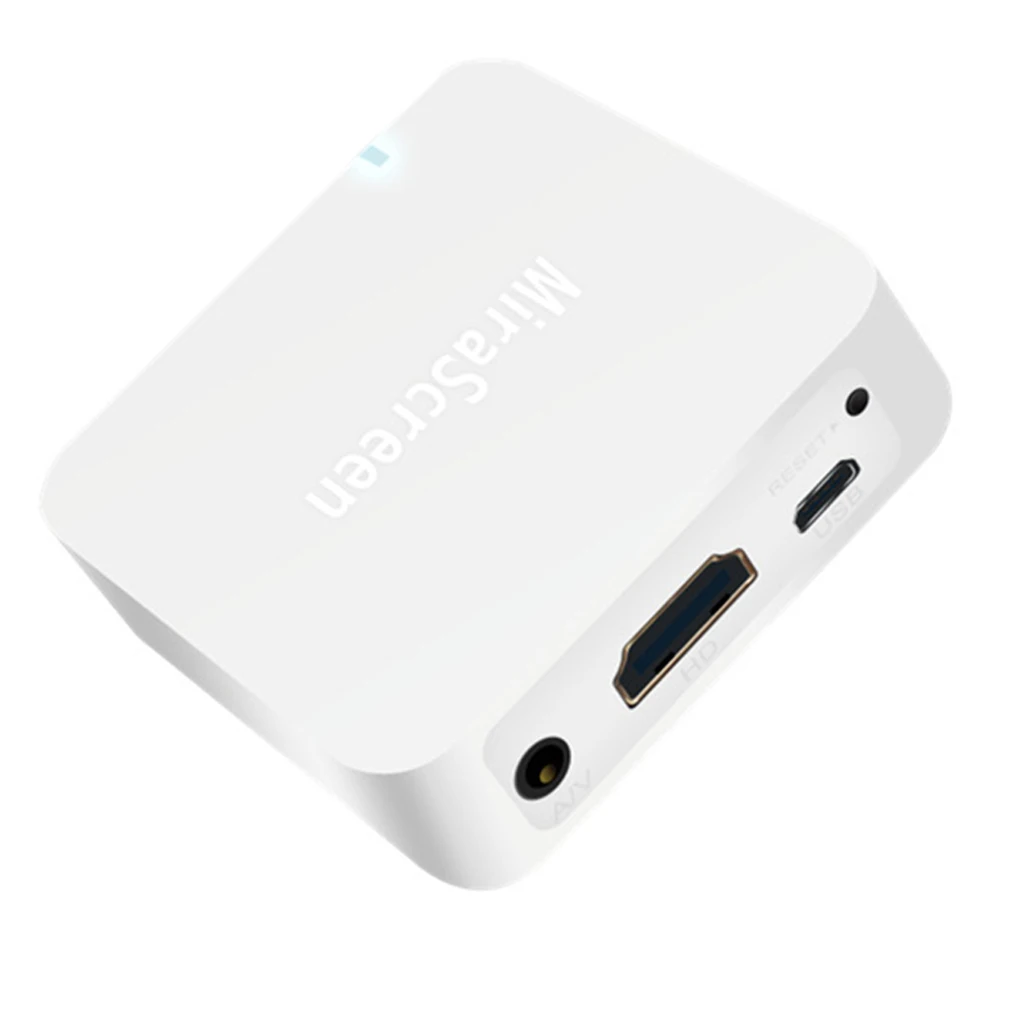  Car Wifi Display Box Dual Port AV HD Navigation Audio Video Wireless Screen Mirroring Dongle