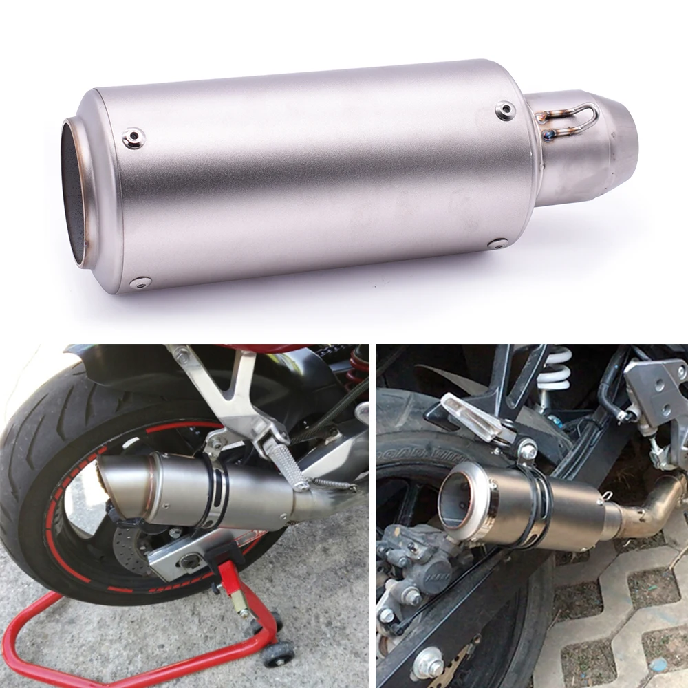 

51mm 61mm Motorcycle pipe exhaust with DB killer Exhaust Pipe Muffler For Yamaha FJR1300 xjr 1300 400 fjr 1300 XJR400 BT1100