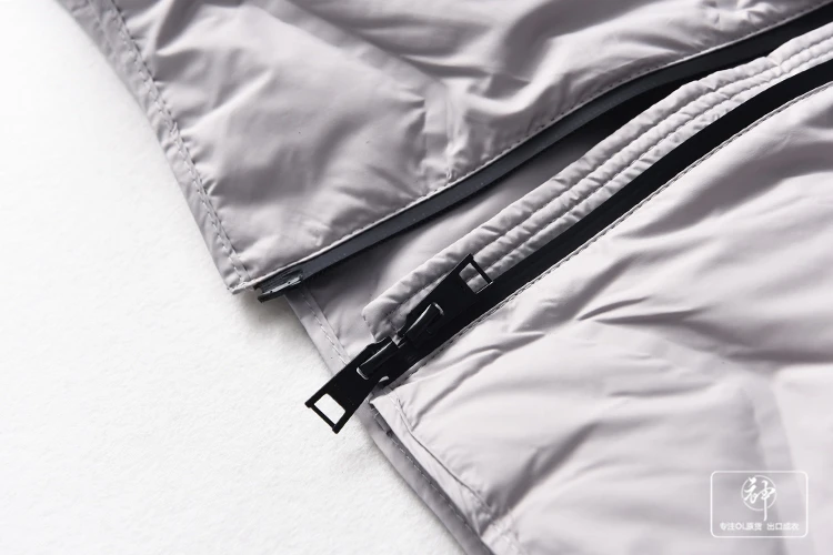 Детская одежда от A Generation of Slim Fit Вниз Куртка выше колена с эластичной резинкой на талии облегающие куртка на подкладке из хлопка; пальто структуры