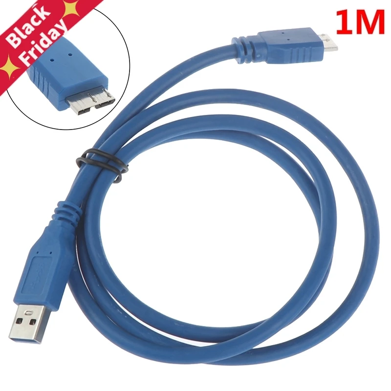 USB 3,0 type A к Micro B Кабель USB 3,0 Супер скоростные кабели синхронизации данных Шнур для внешнего жесткого диска HDD для ПК ноутбука