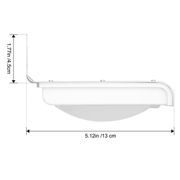 

2Pcs 16Led Solar Wall Light Infrared Motion Sensor Garden Light