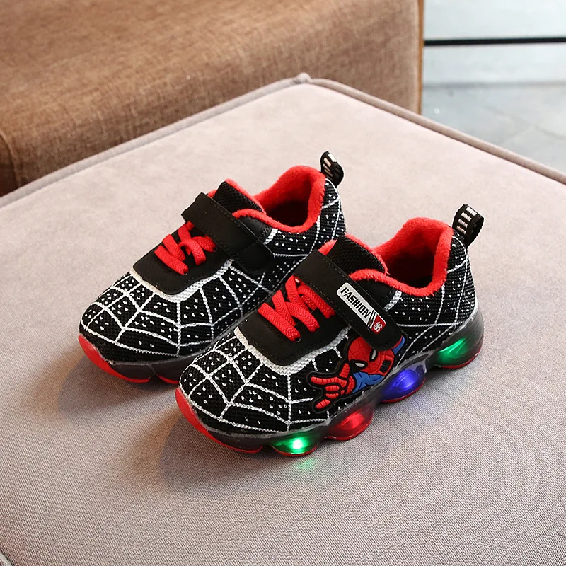 

Spider-Man BOY'S Second Cotton Shoes 2019 Autumn And Winter New Style Children's Network Red Athletic Shoes Fashion Baby Big Boy