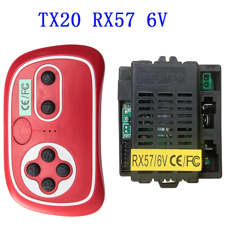 Ricevitore Weelye RX57 Per Auto Elettriche Bambini – 6V/12V, 2.4G, Sostituzione Parti Rotte (TX20 RC Opzionale)