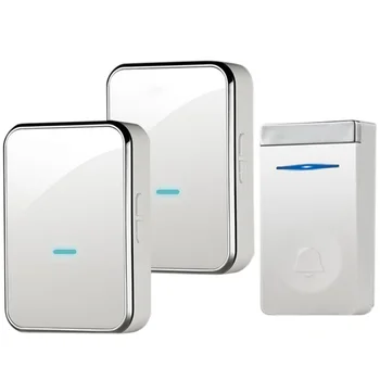 

MOOL Eu Plug Self-Generating Doorbell Wireless Smart Doorbell Long Distance One For Two Waterproof Without Battery Door Ling