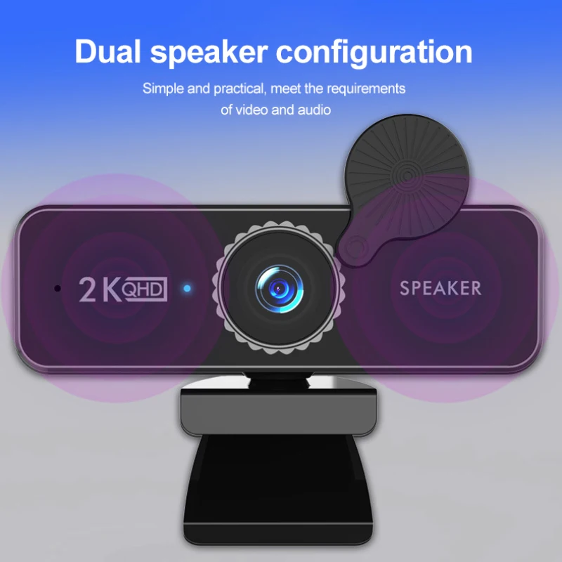Новая сетевая видеокамера для конференций HD Live 2K Компьютерная камера с Built-in