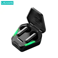 USAMS tws Wireless Earphones Gaming Earbuds Noise cancelling Bluetooth 5.0 Earphone with Omnidirectional Mic for Xiaomi iPhone Samsung Huawei