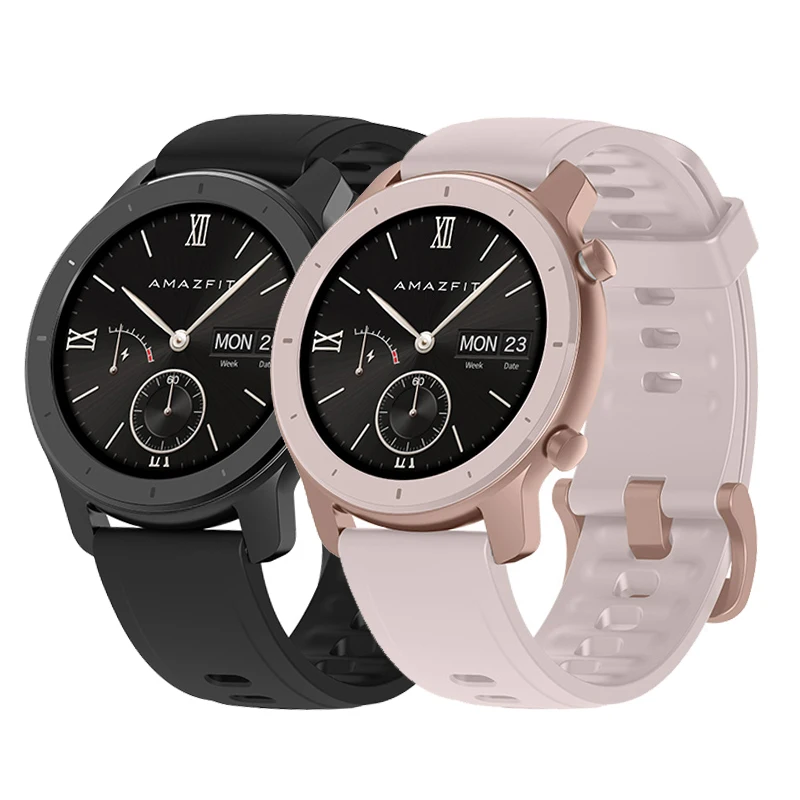 Смарт часы AMAZFIT GTR 42 мм 5 АТМ GPS GLONASS Bluetooth пульсометр|Смарт-часы| |