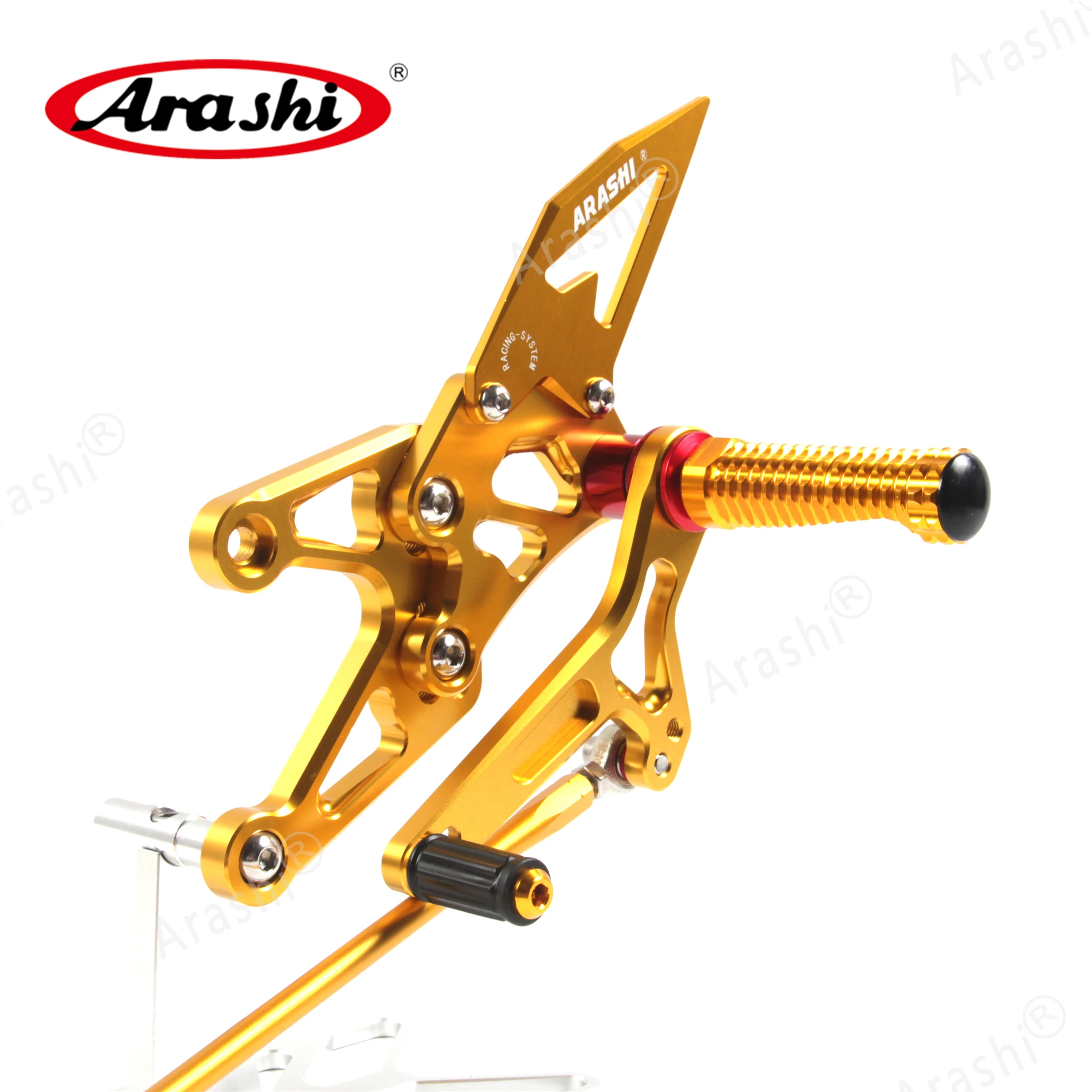 Arashi для YAMAHA YZF R1 2007 2008 07-08 CNC Регулируемые подножки для ног Rider задние наборы Rearset подставка для ног YZF-R1