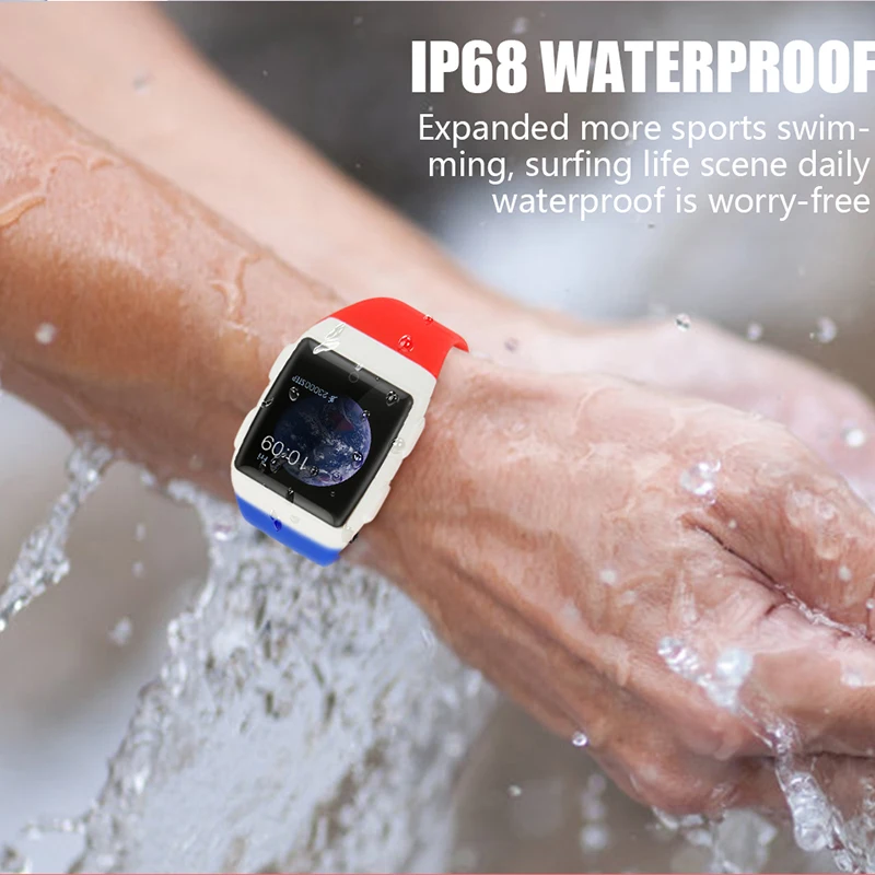 Smart Watch KIDS IP68 Waterproof Touch Fitness Tracker Blood Pressure Smart Clock Women Long Standby Time Smartwatch for student