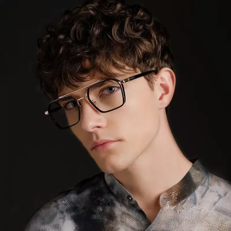 Anti blue light glasses SHAUNA Retro Anti-Blue Light Square Glasses Frame Optical Eyeglasses Frames