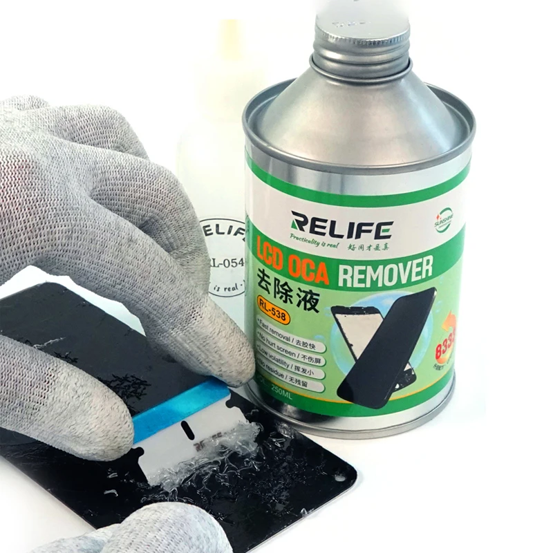 8333 250ML LCD Screen OCA Removing Liquids for iphone Samsung xiaomi Huawei Repair Solution OCA Glue Cleaning Fluid 2
