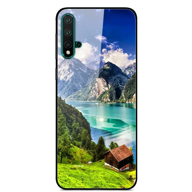 Для huawei Nova 5 Pro Чехол из закаленного стекла «Планета космос», чехол из стекла для huawei Nova 5 Coque Shell Nova5 Pro, чехлы