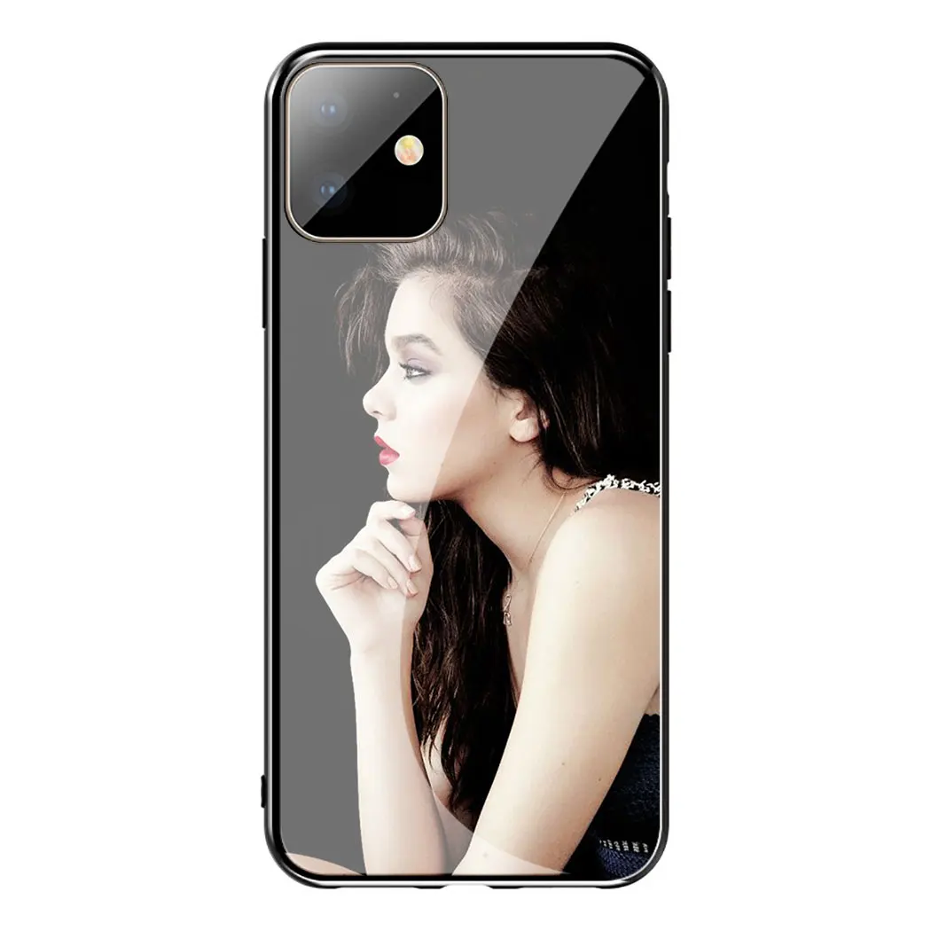 Hailee Steinfeld сексуальный чехол из закаленного стекла для телефона для Apple iPhone 11 Pro XS Max XR X 8 7 6S Plus 5S SE - Цвет: TG6