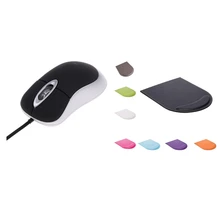 Проводная офисная мышь с 4 кнопками, проводная USB мышь, оптическая игровая мышь для ПК, компьютера, ноутбука, настольная Выдвижная проводная USB мышь