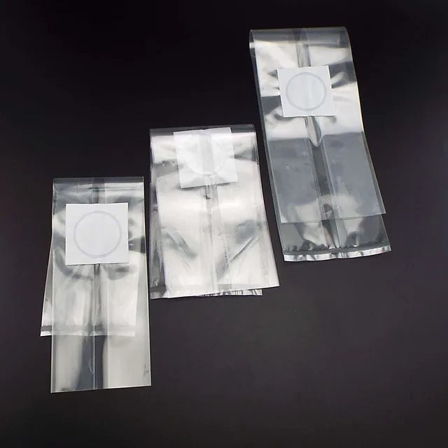 10X 18X35Cm Gombás Táska Edények Növekvő Ültetvényes Magas Hőmérsékletű Pvc Növekedési Táskák Lélegző Műanyag Kerti Ültetési Szerszámok - Image 2