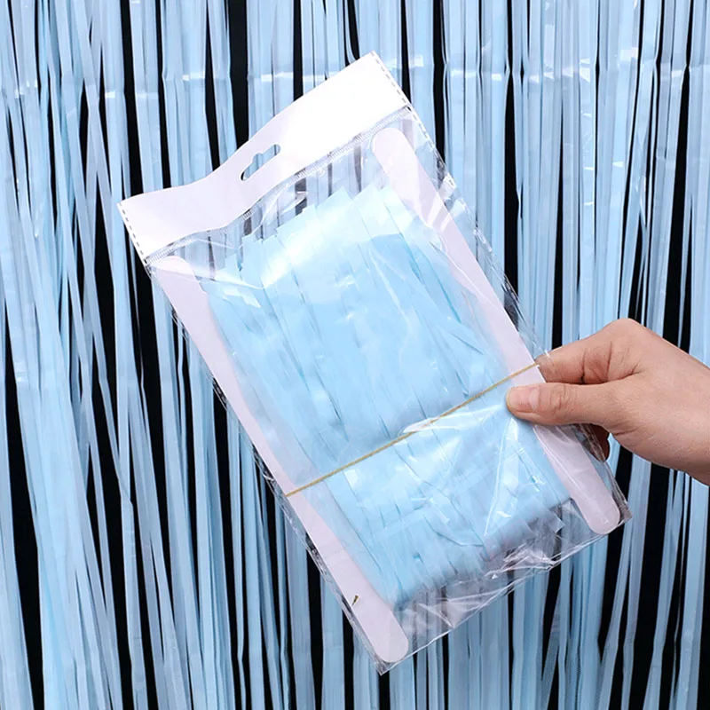 Macaron blue Девичник вечерние фоны Macarons Fringe Фольга занавес фоны занавес фотобудка День рождения Свадьба взрослый юбилей Декор - Цвет: Macaron blue